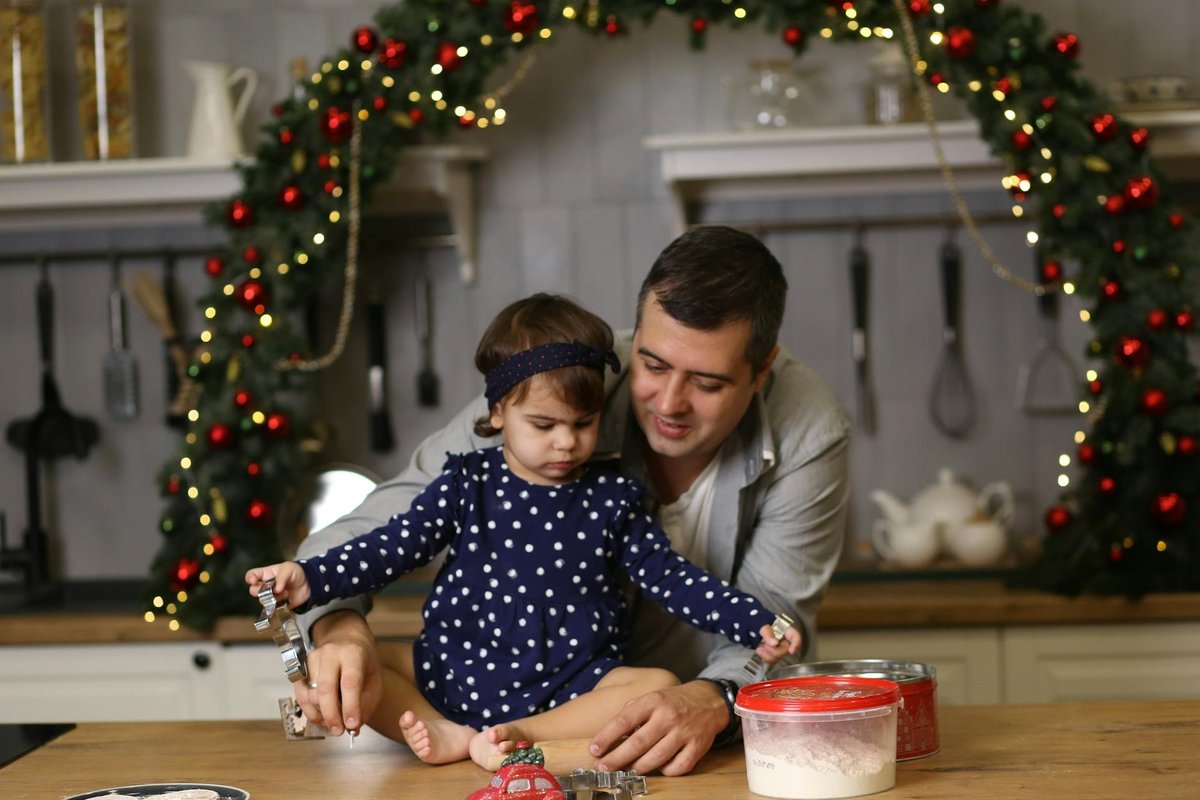 couronne de noël en pâte à sel