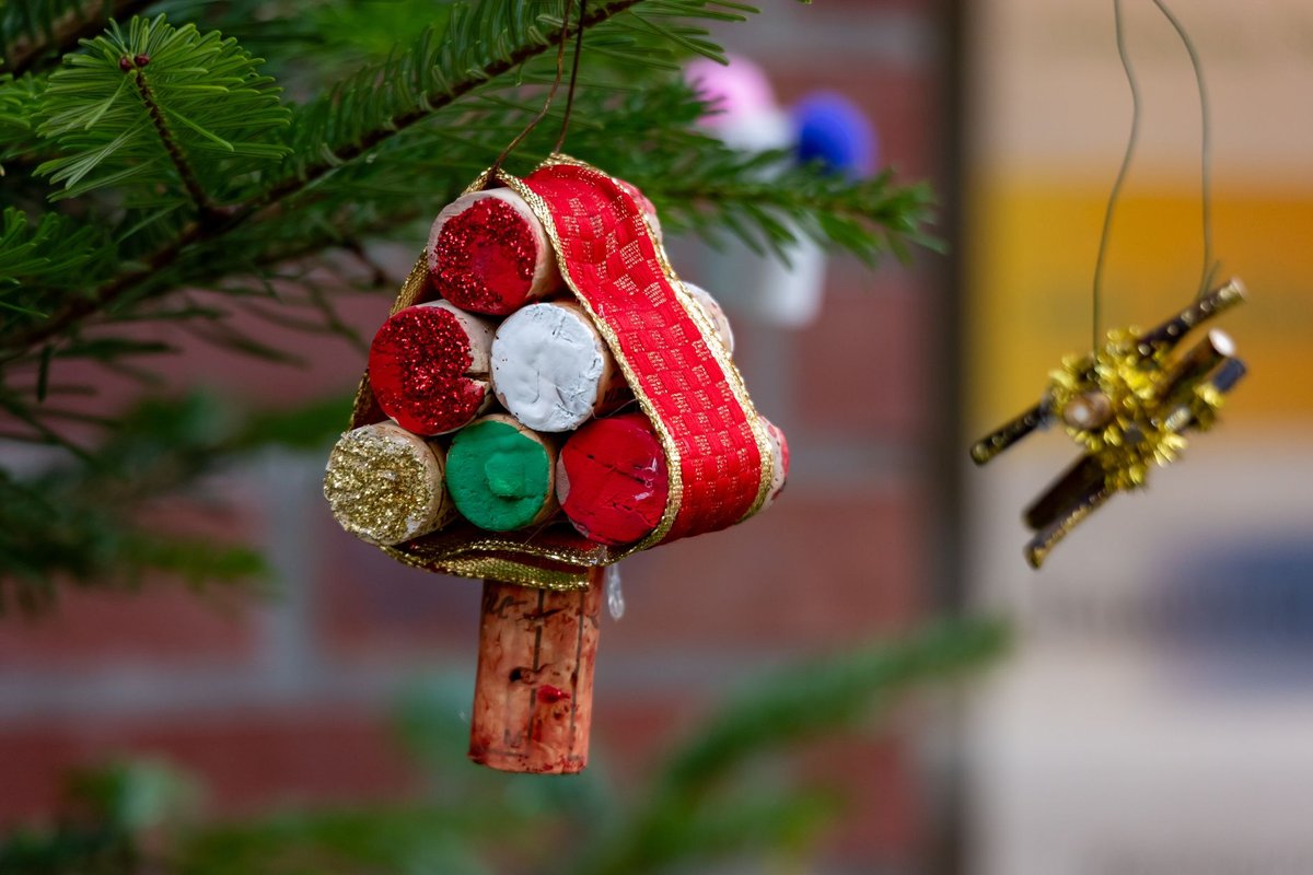 décoration de noël avec des bouchons en liège