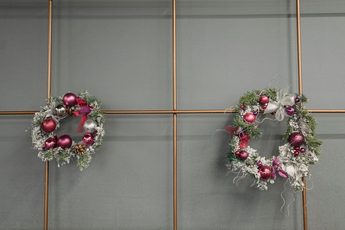 tuto couronne de noël en tissu